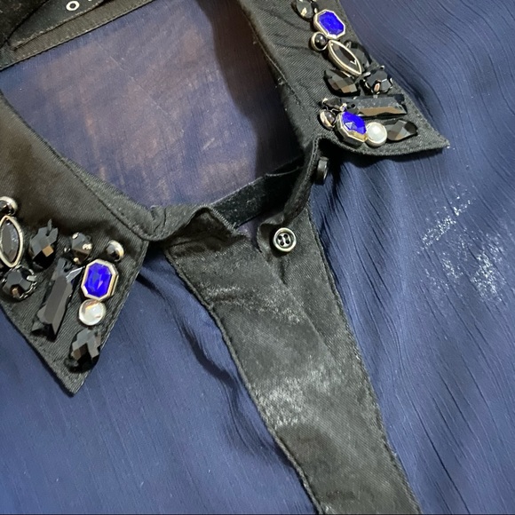 Oui sheer shirt - Picture 1 of 5